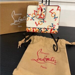 Christian Louboutin Colorful Logo Wallet